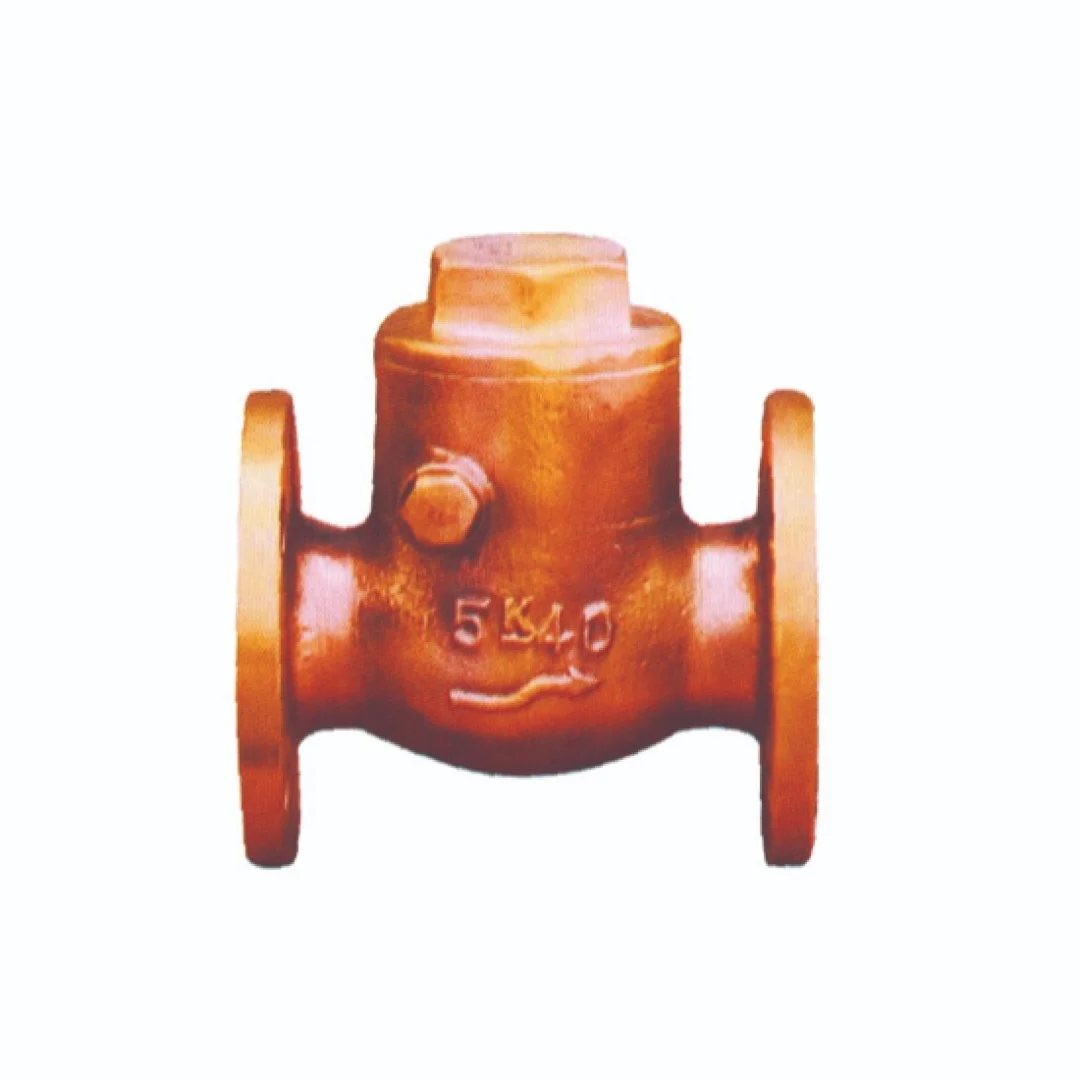 MARINE SWING CHECK VALVE  - Marine Valves showing detailed view with specifications and design features in realistic presentation